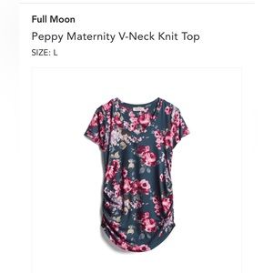 Stitch Fix Full Moon Tee Floral Large 💛 Bundle&Save Maternity💛